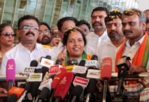 பாரதிய ஜனதா கட்சி வேட்பாளர்களுக்கு கோவை மற்றும் திருப்பூர் மாவட்ட பா.ஜ.க வினர் சார்பில் உற்சாக வரவேற்பு அளிக்கப்பட்டது.