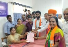 கோவை வடக்கு தொகுதியில் ராஜஸ்தான் முதல்வர், அண்ணாமலை முன்னிலையில் வானதி சீனிவாசன் வேட்பு மனுத் தாக்கல் !!!